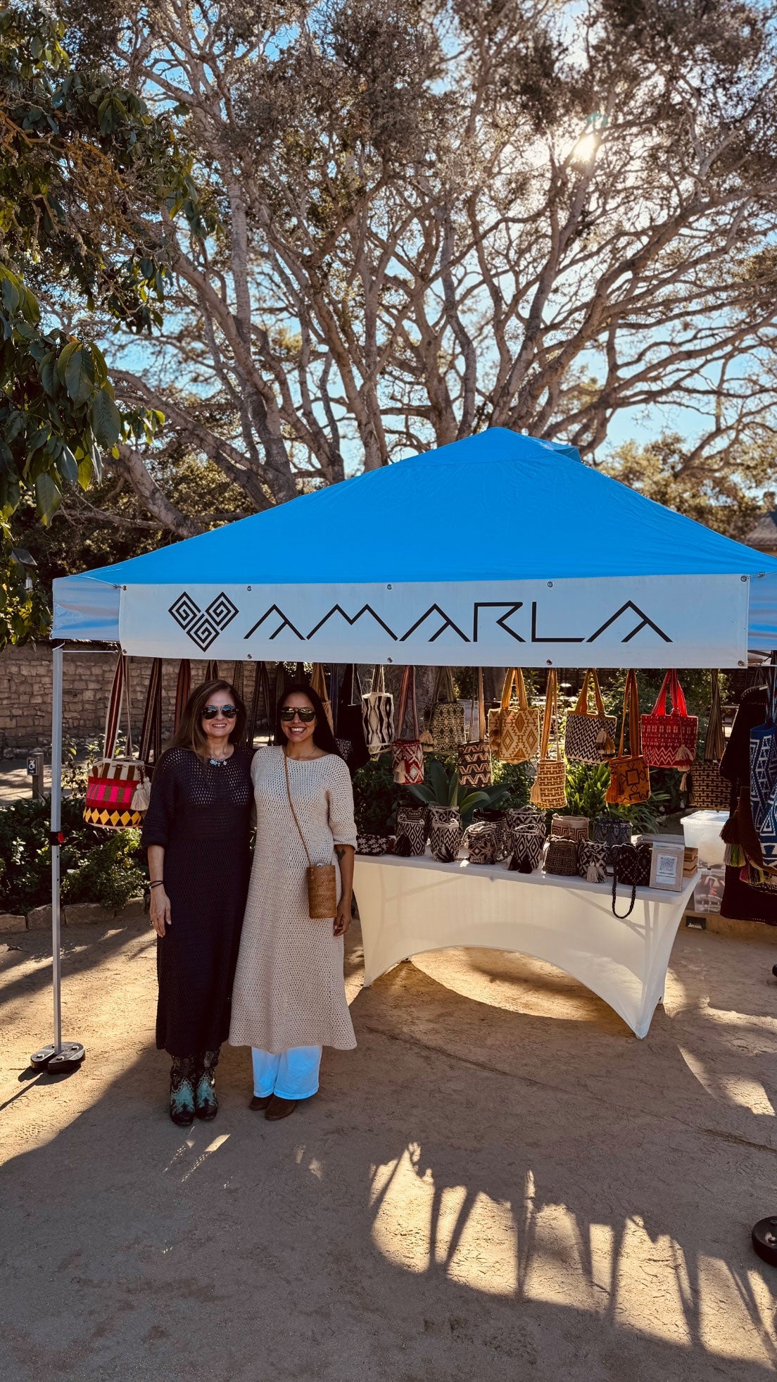 Amarla Handmade arrives at the Monterey, California markets with open soul and a heart stitched with stories.