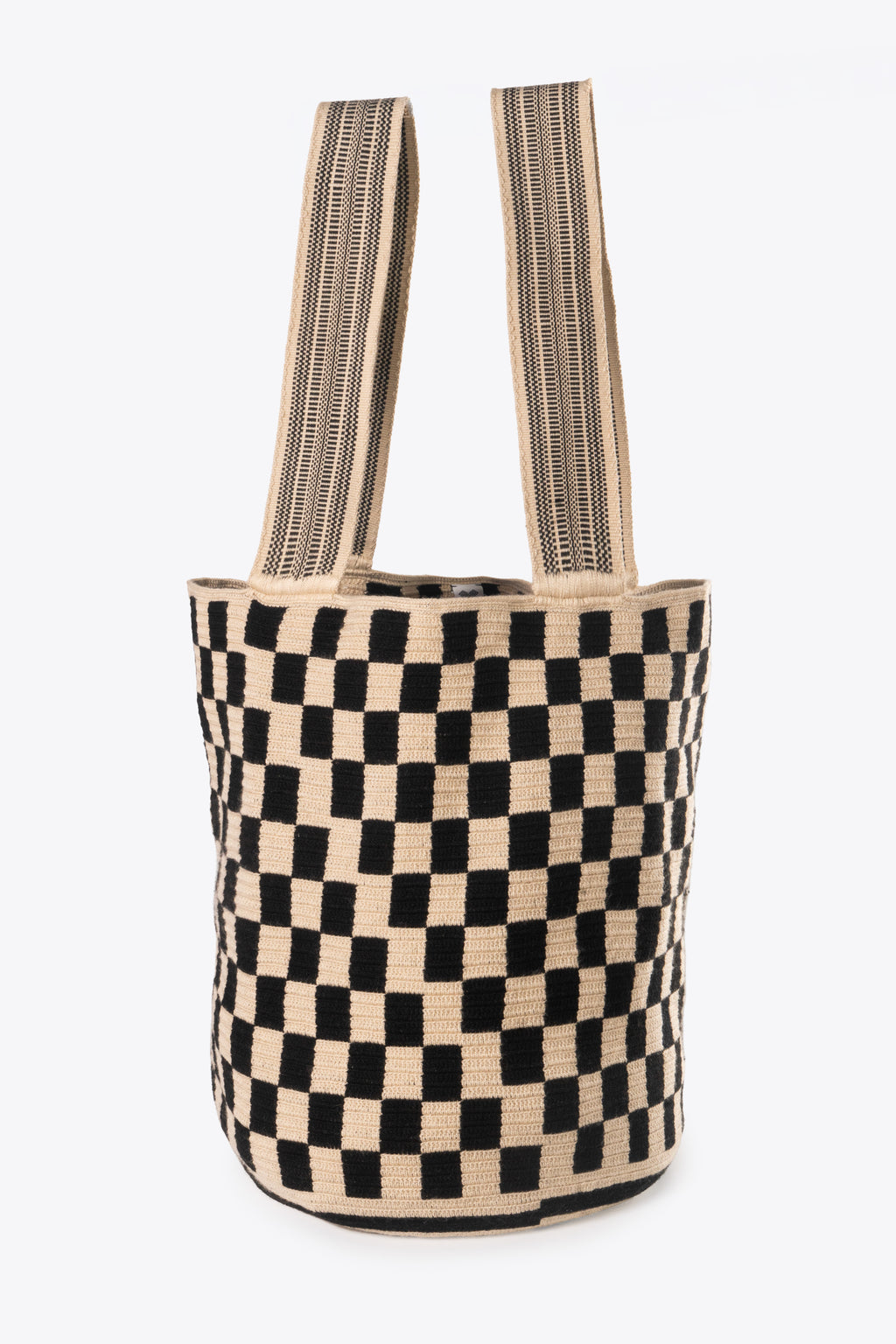 Checkered Sand Tote