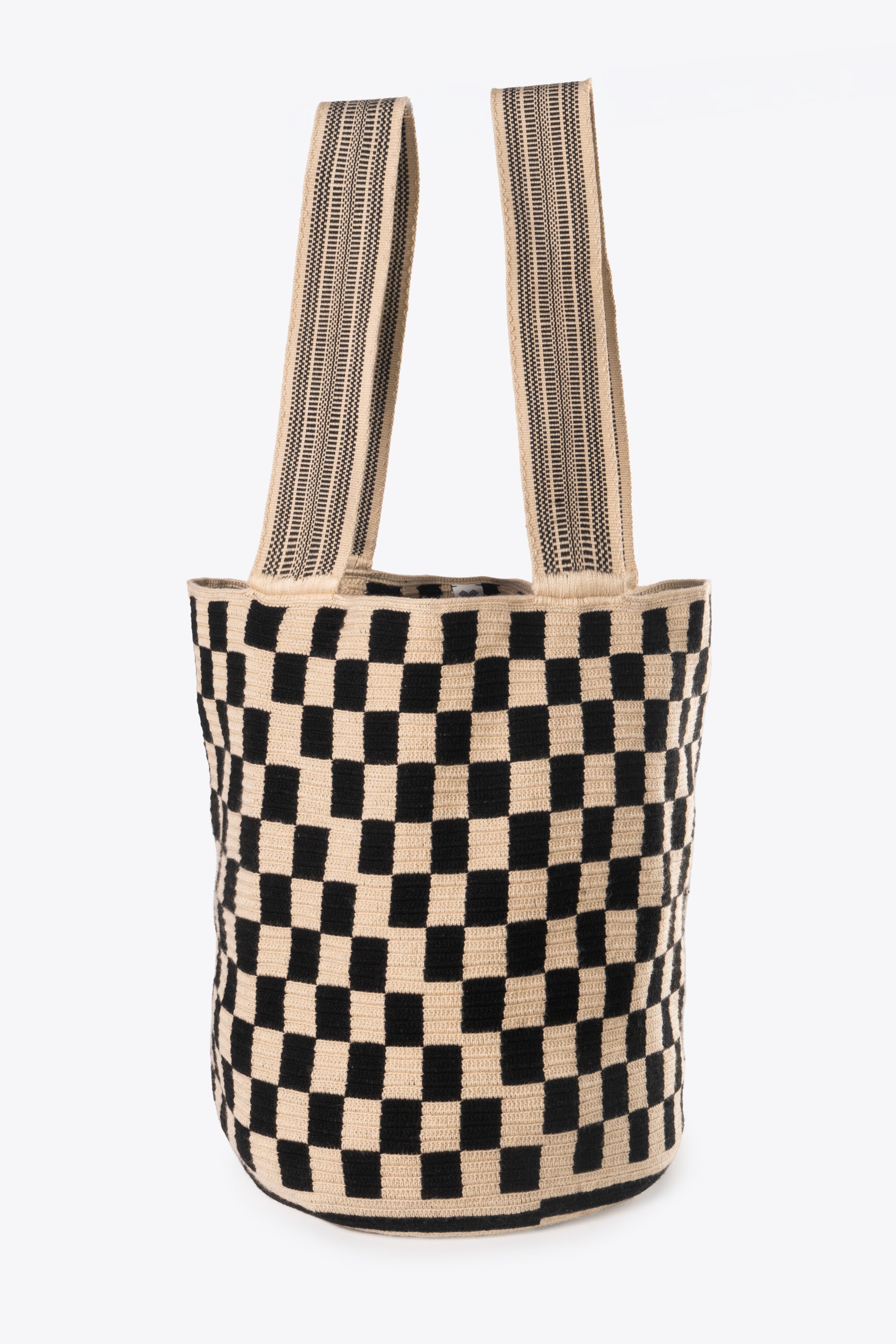 Checkered Sand Tote