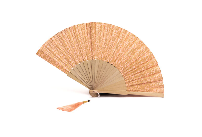Balinese Hand Fan - Gold